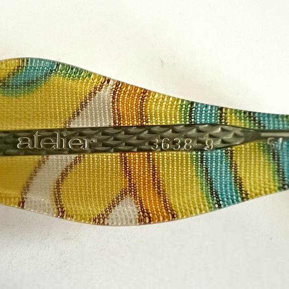 Vintage Atelier 70’s Oversized Colorful Hippie Sunglasses Gradient Lens Austria - Picture 9 of 14